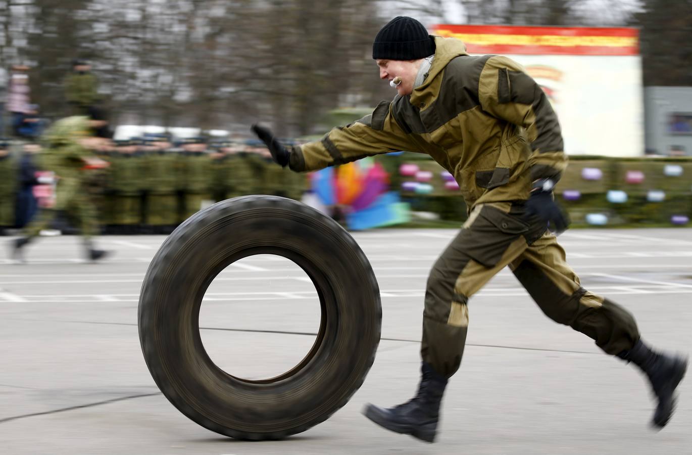 Demostración de fuerza para despedir el invierno