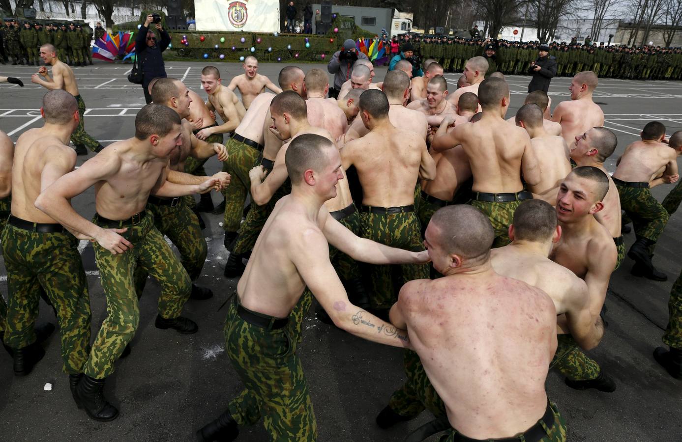 Demostración de fuerza para despedir el invierno