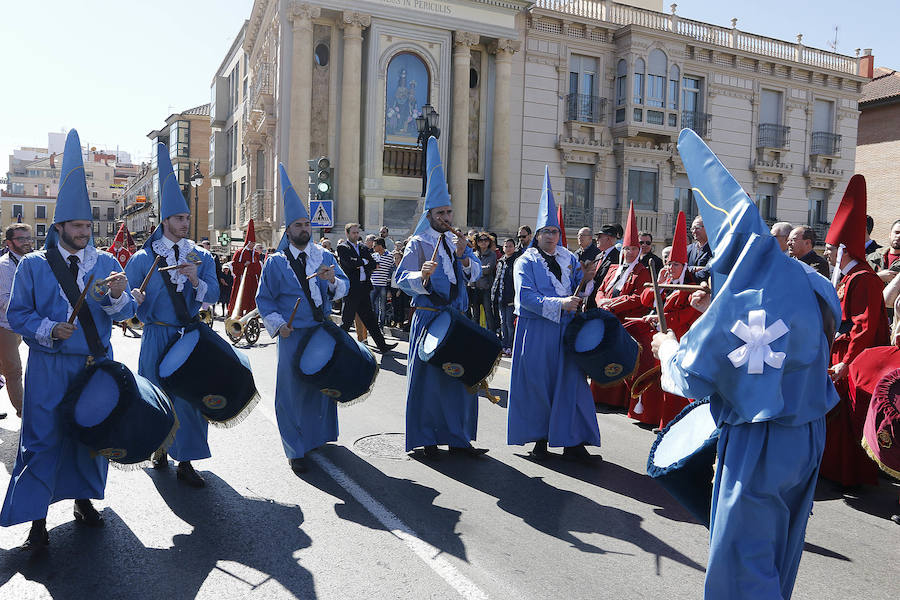 Bocinas, tambores y heraldos anuncian la Semana Santa en Murcia