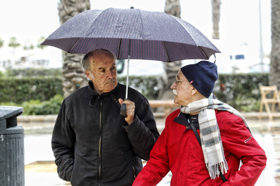 Día lluvioso en Alicante