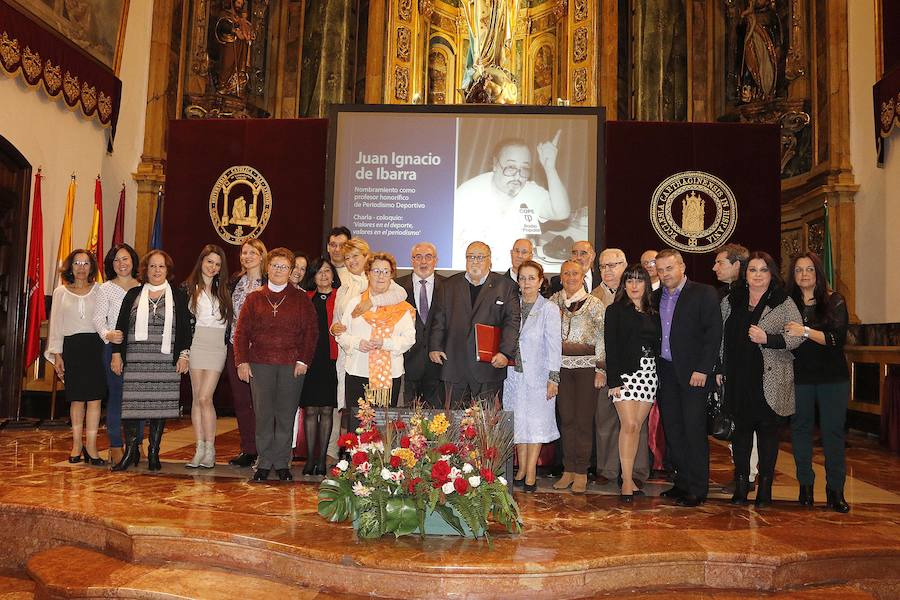 Juan de Ibarra, profesor honorífico de periodismo deportivo en la UCAM