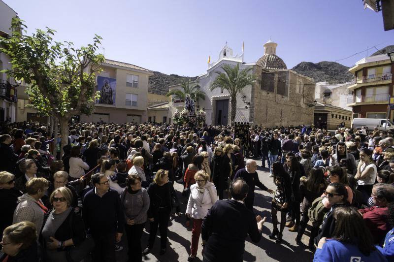 La bajada de la Virgen de los Dolores a San Martín anticipa los actos de la Semana Santa de Callosa