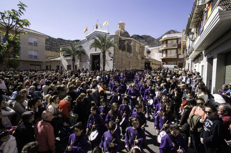La bajada de la Virgen de los Dolores a San Martín anticipa los actos de la Semana Santa de Callosa