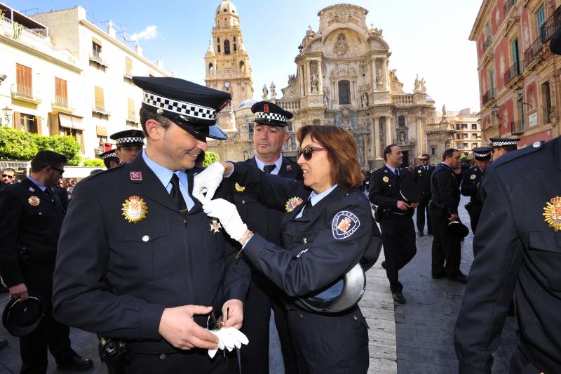 Honores para la Policía Local de Murcia