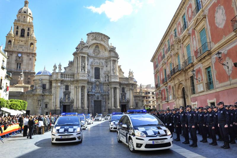 Honores para la Policía Local de Murcia