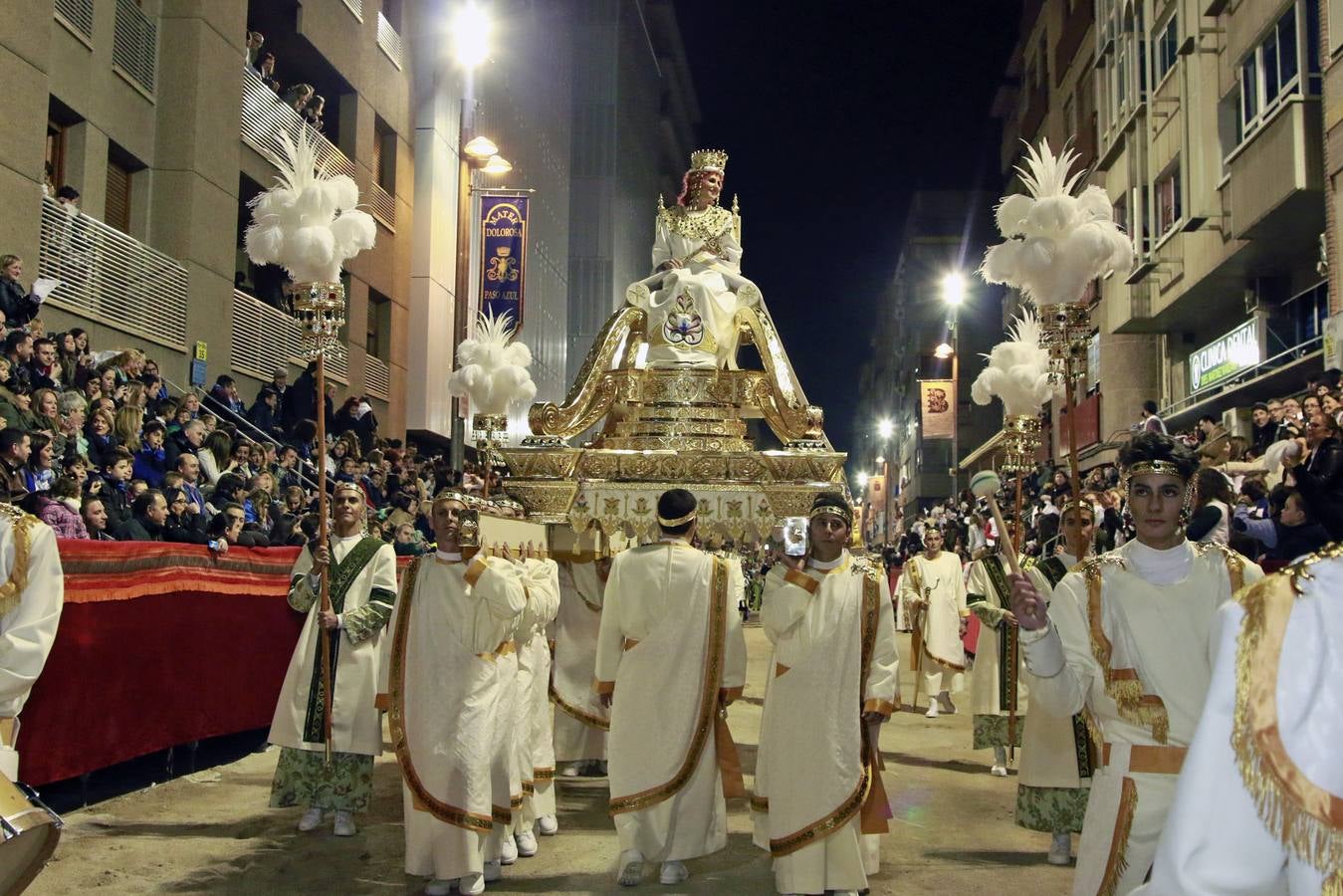 Delirio azul en Lorca el Viernes de Dolores