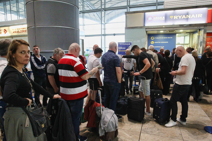 Cancelados 30 vuelos en Alicante por la huelga de controladores franceses