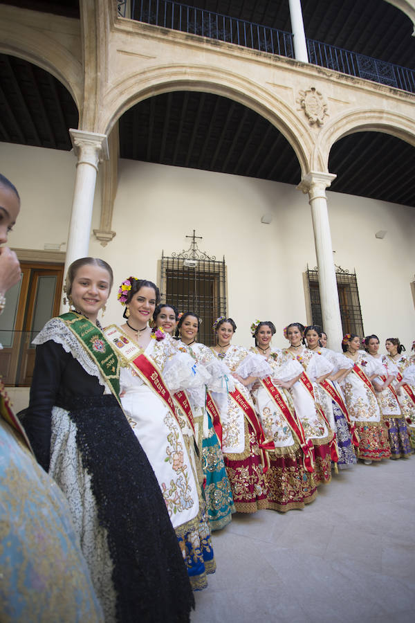 Recepción en el Palacio de San Esteban a las Reinas de la Huerta