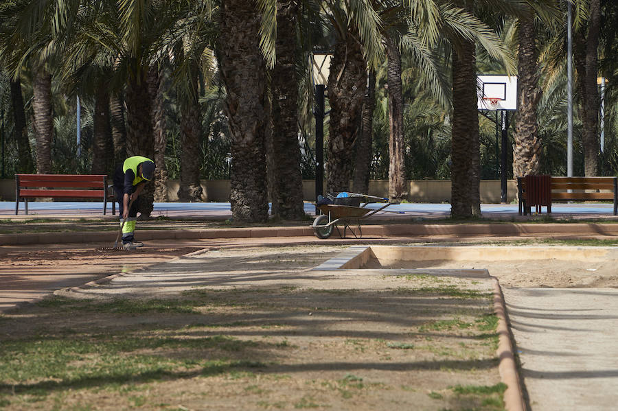 Mejora en las instalaciones del Palmeral en Orihuela