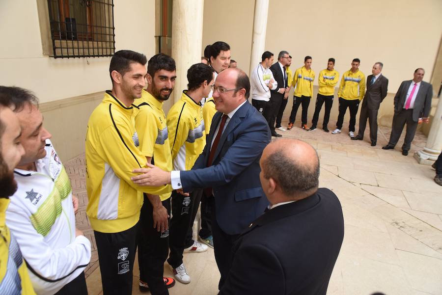 Recepciones oficiales al Plásticos Romero