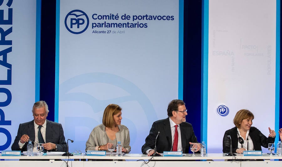 Rajoy clausura en Alicante el Comité de Portavoces Parlamentarios del PP