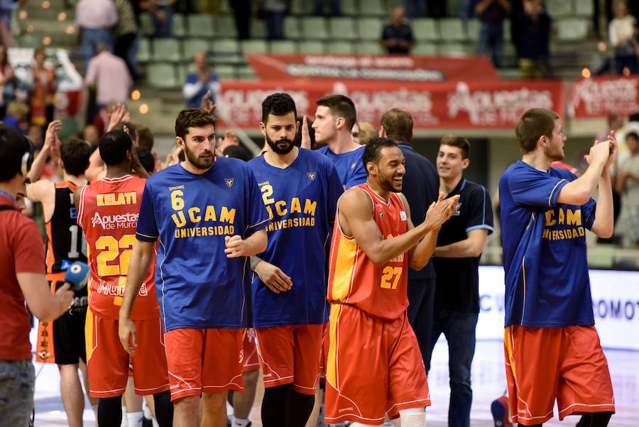 El UCAM CB arrolla al Valencia Basket tras el descanso (80-62)