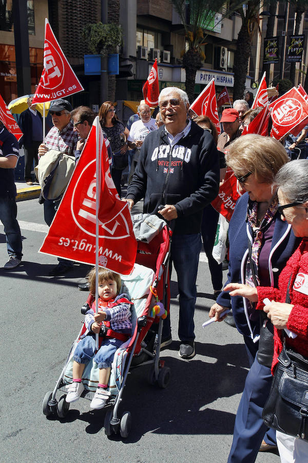 Manifestación del Día del Trabajo en Alicante