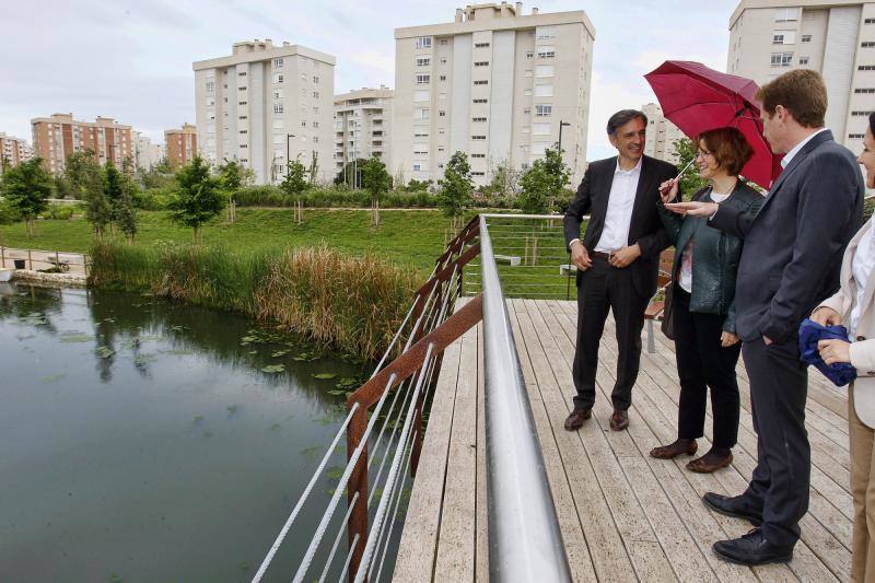 Cebrián elogia la gestión del parque inundable &#039;La Marjal&#039;