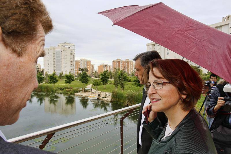 Cebrián elogia la gestión del parque inundable &#039;La Marjal&#039;