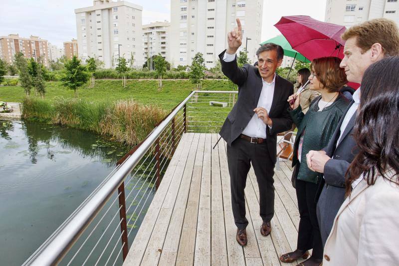 Cebrián elogia la gestión del parque inundable &#039;La Marjal&#039;