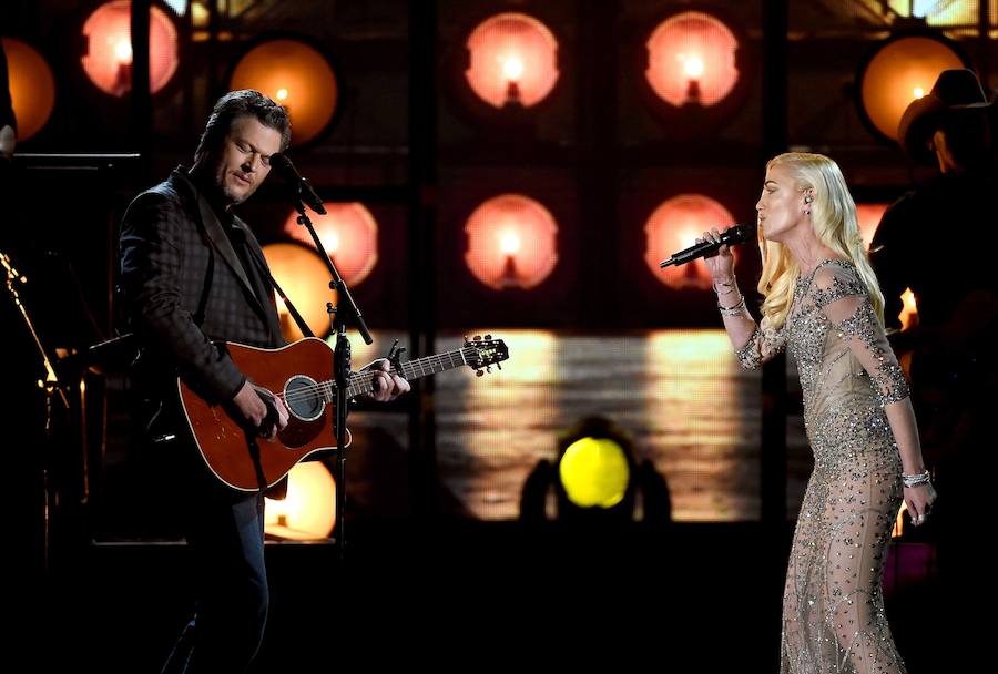 Blake Shelton y Gwen Stefani.