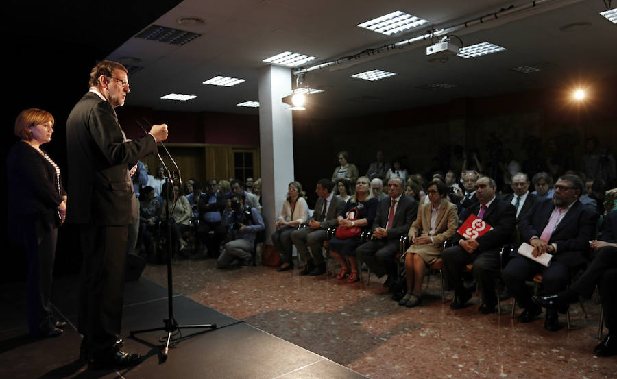 Rajoy se reúne con la concertada en Alfafar