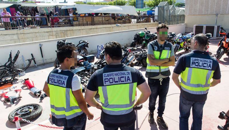 Desarticulado un grupo acusado de robar motos en la provincia