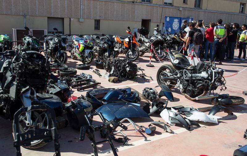 Desarticulado un grupo acusado de robar motos en la provincia