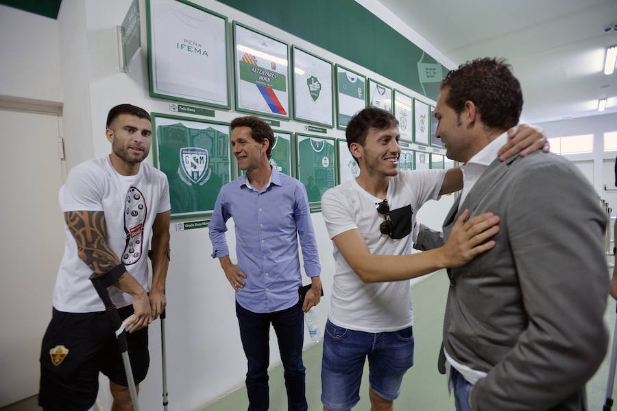 Rubén Baraja se despide del Elche