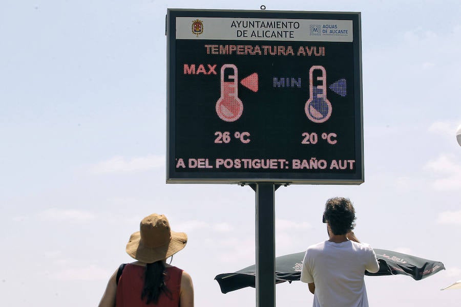 Altas temperaturas en Alicante