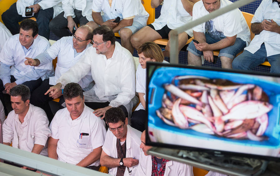 Rajoy hace campaña en Santa Pola