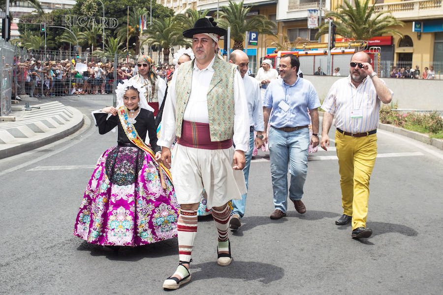 Mascleta de Fogueres en la Plaza de los Luceros