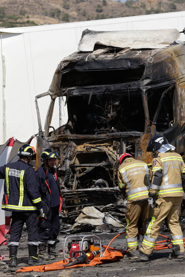 Grave accidente en la A-7 en Murcia