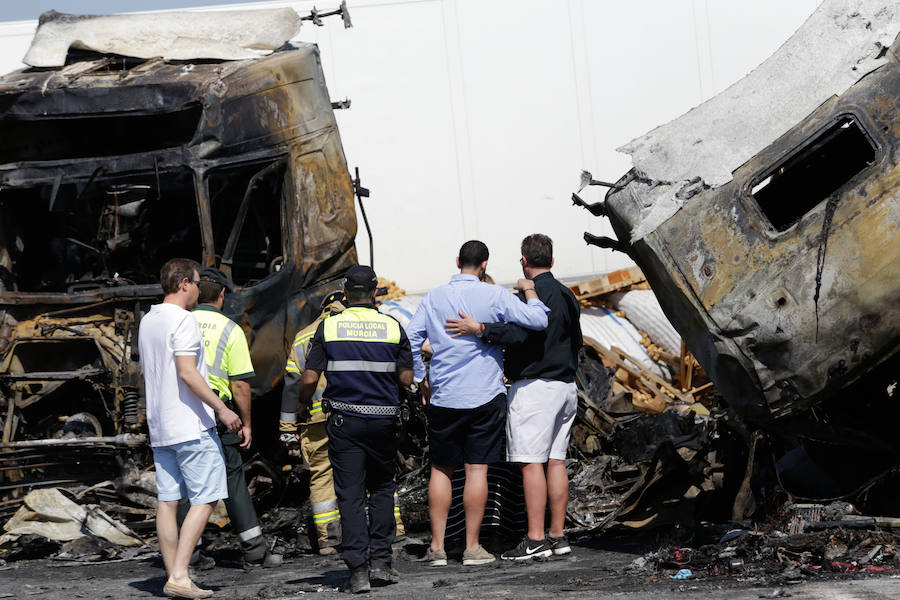 Grave accidente en la A-7 en Murcia