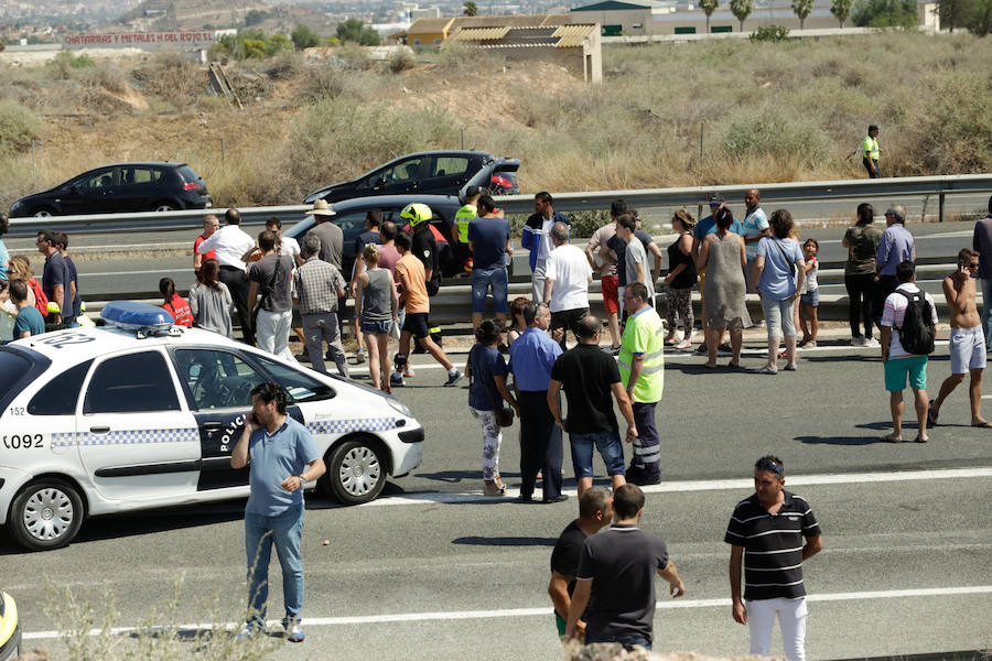 Grave accidente en la A-7 en Murcia