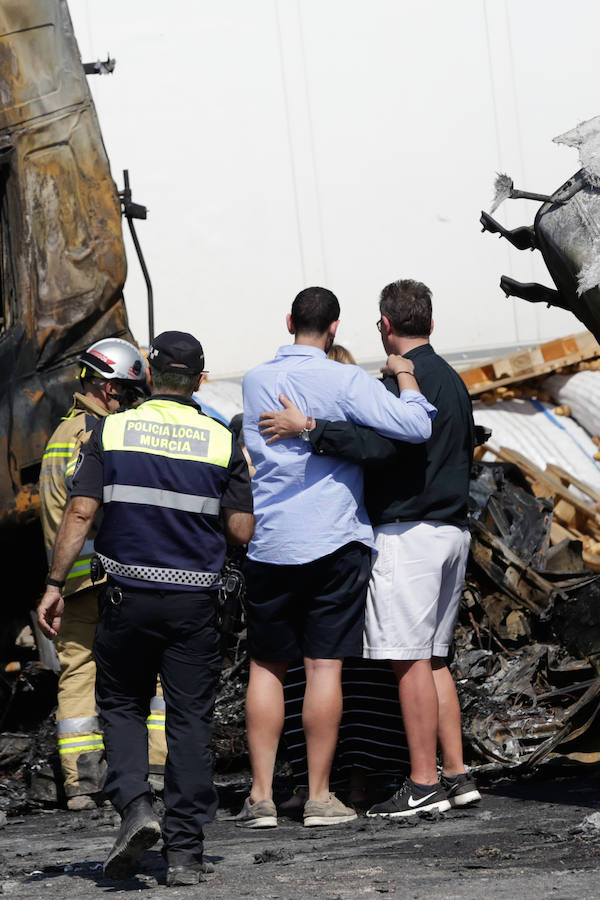 Grave accidente en la A-7 en Murcia