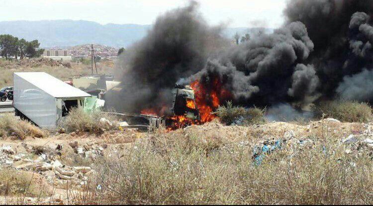 Grave accidente en la A-7 en Murcia