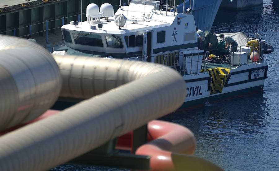 La Guardia Civil inspecciona la desaladora de Escombreras por un presunto delito ambiental y contra la salud pública.