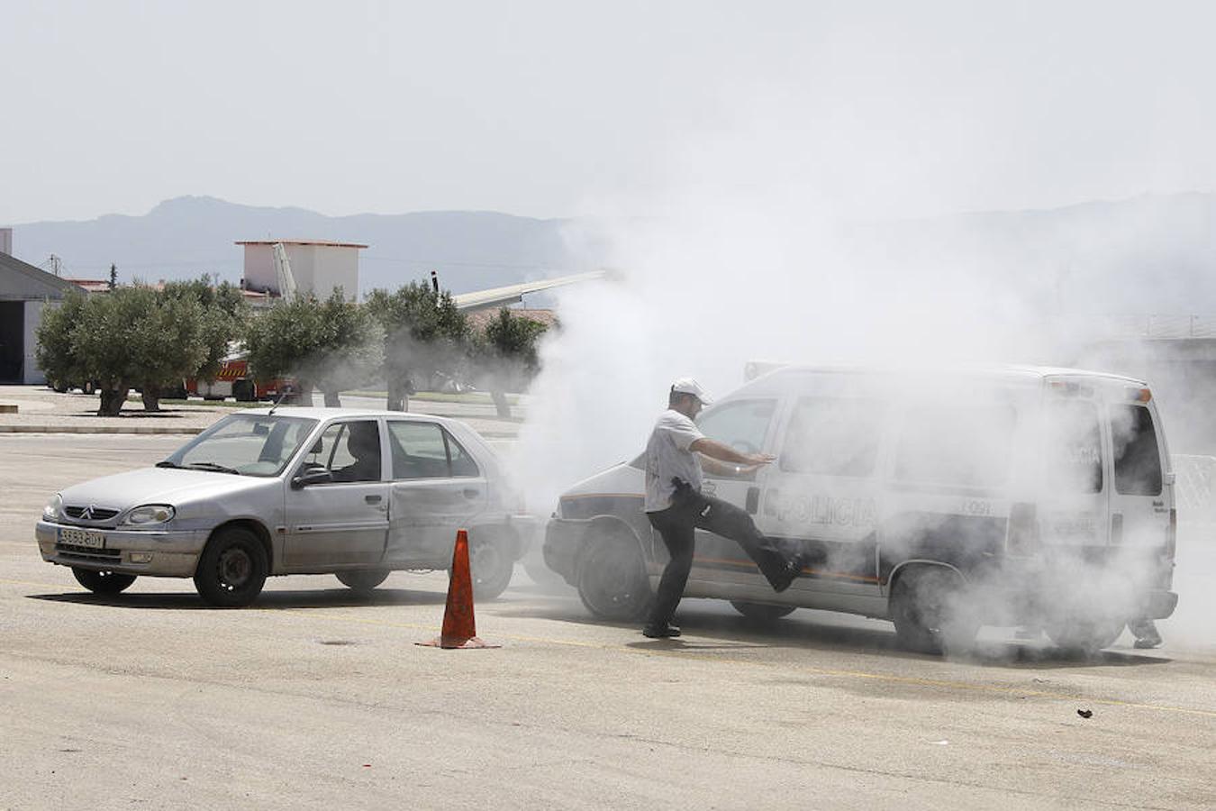 Exhibición de la Policía Nacional