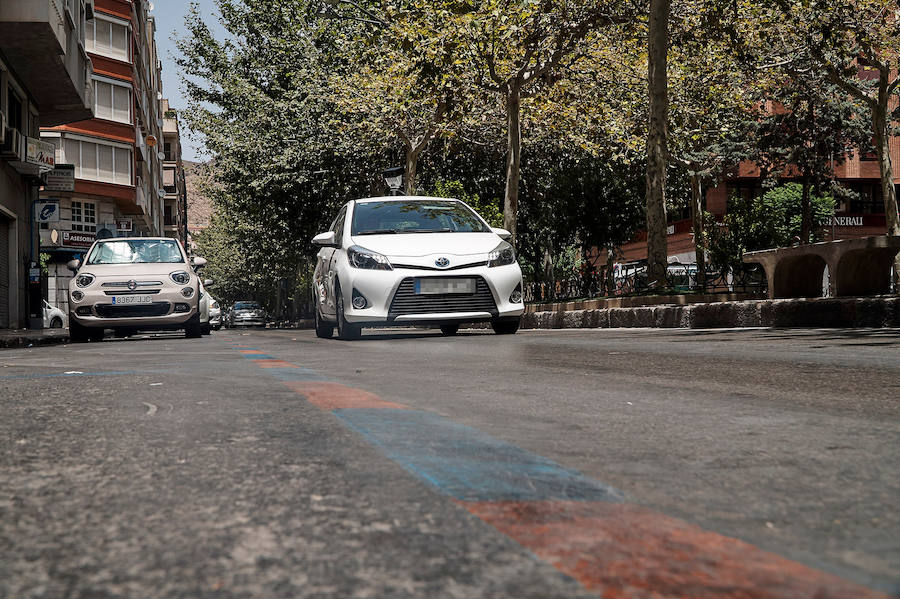 Multas de aparcamiento en la zona naranja de Orihuela