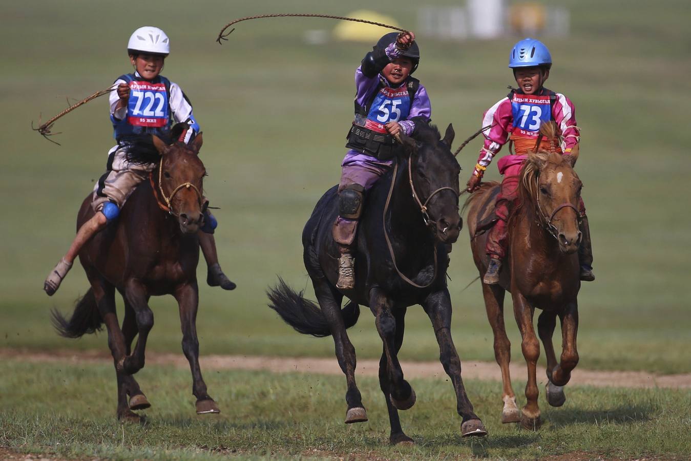 Los mongoles celebran su festival