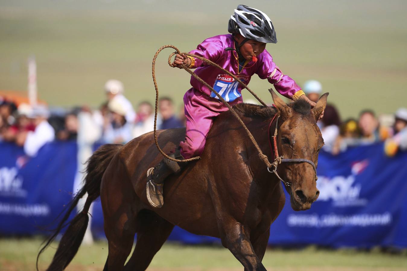 Los mongoles celebran su festival