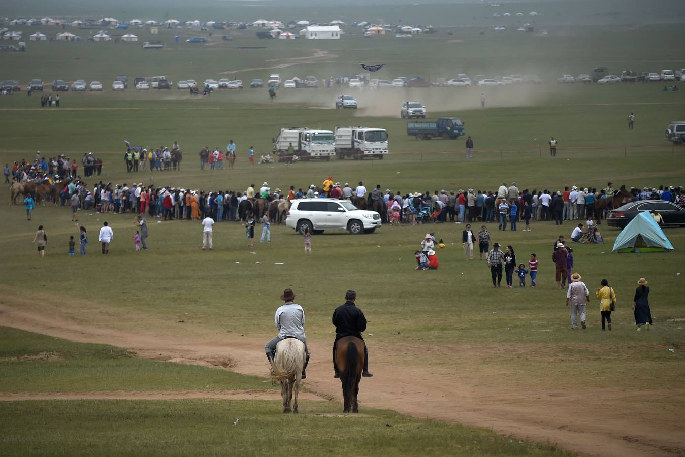 Los mongoles celebran su festival