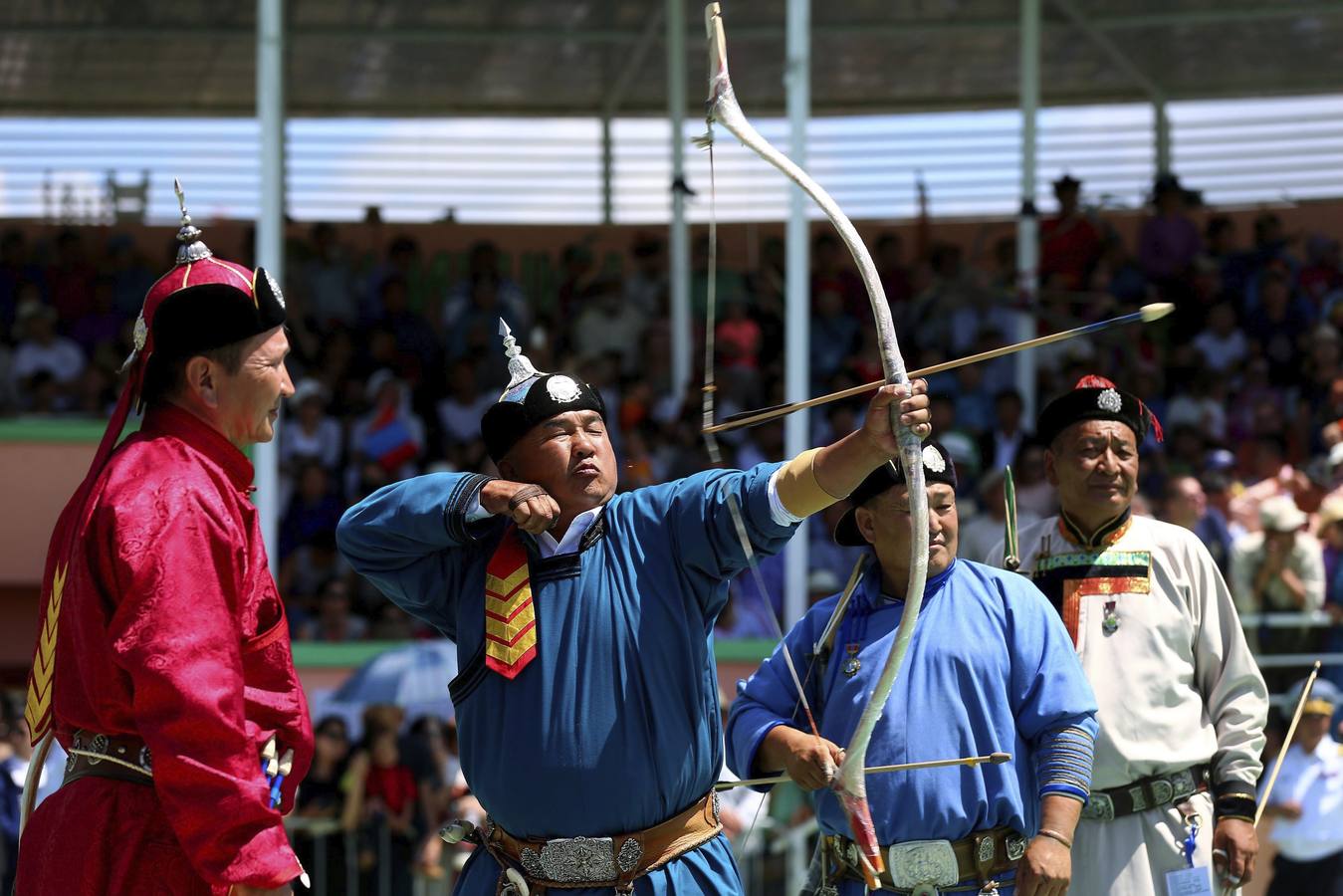 Los mongoles celebran su festival
