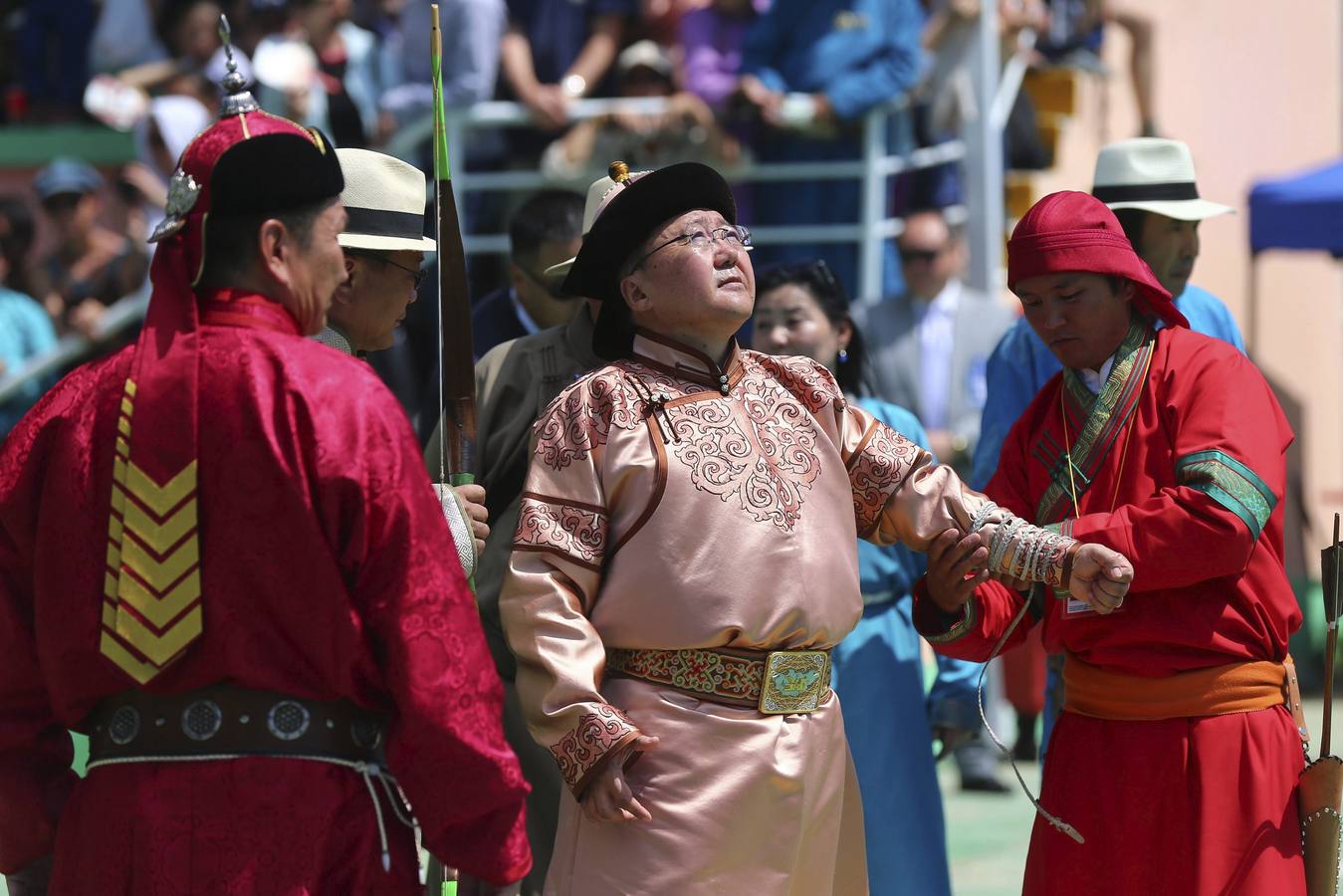 Los mongoles celebran su festival