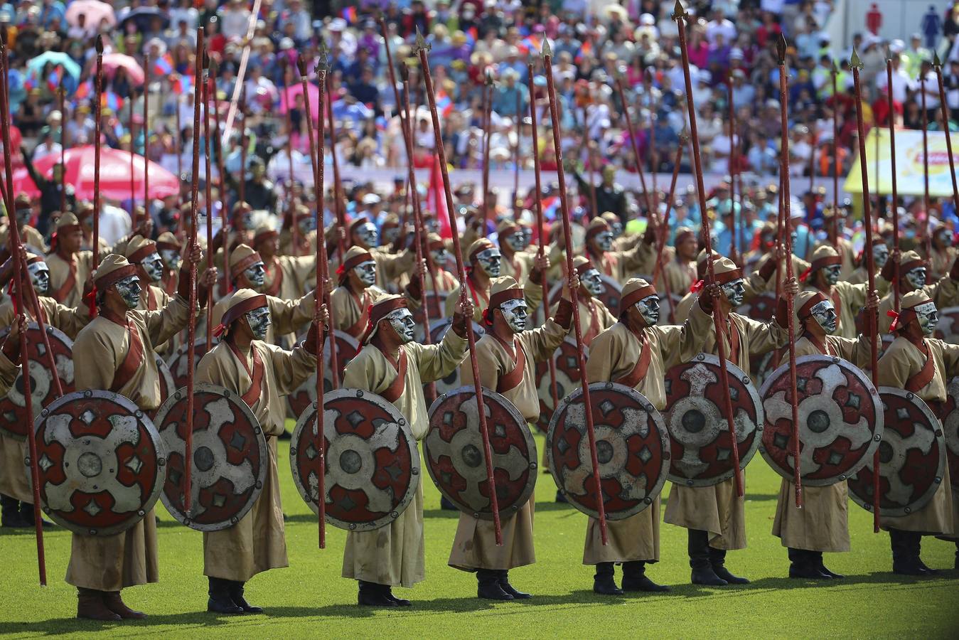 Los mongoles celebran su festival