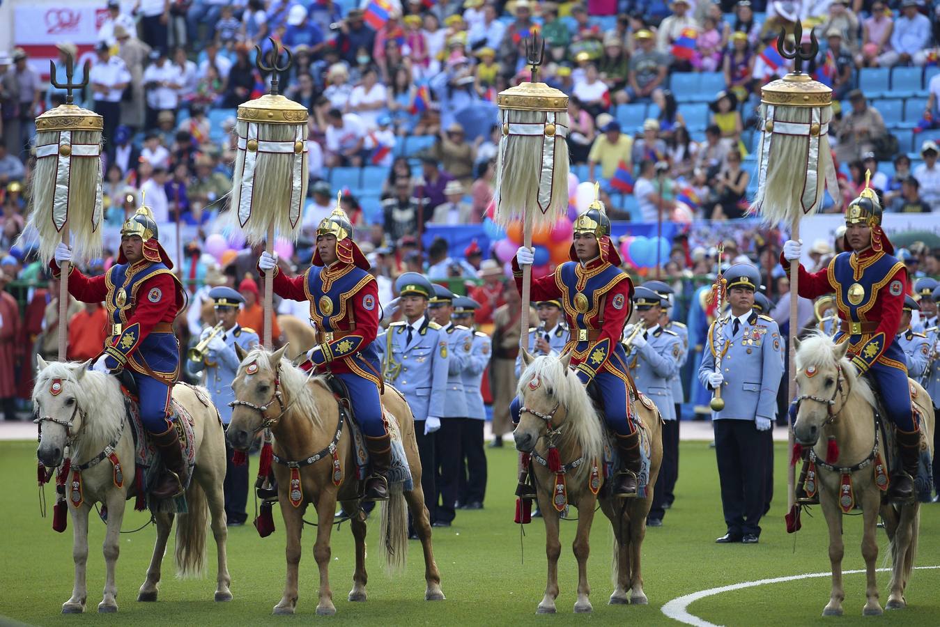 Los mongoles celebran su festival