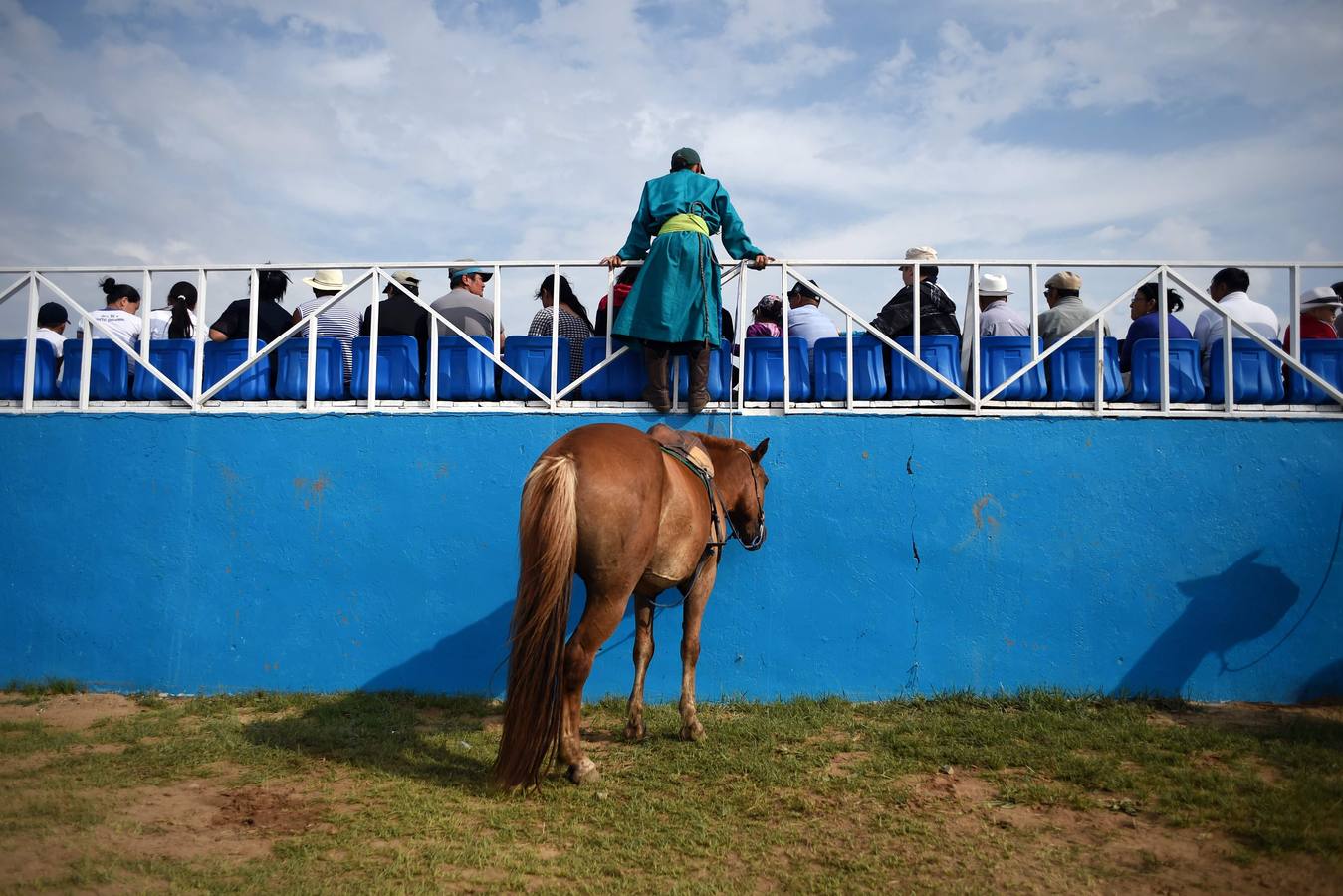 Los mongoles celebran su festival