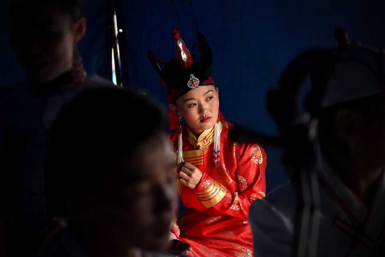 Los mongoles celebran su festival