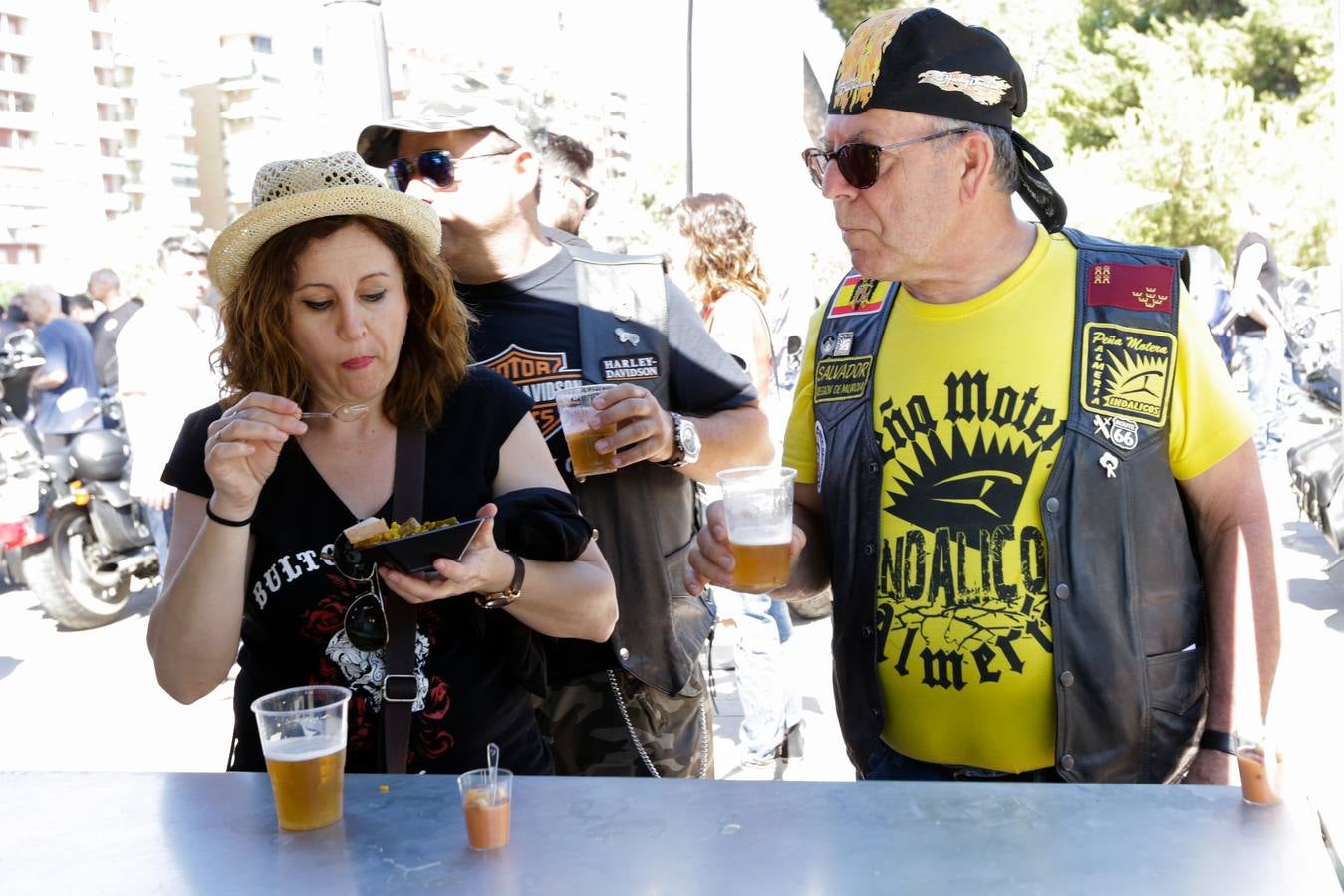 Concentración motera contra el consumo de alcohol al volante