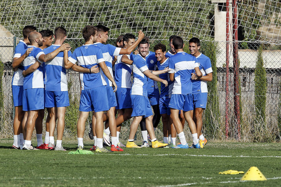 Primer entrenamiento del Hércules CF