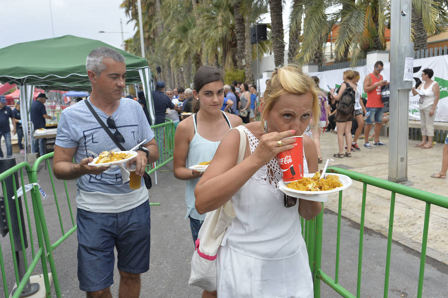 Concurso de arroz con costra en la fiestas de Elche