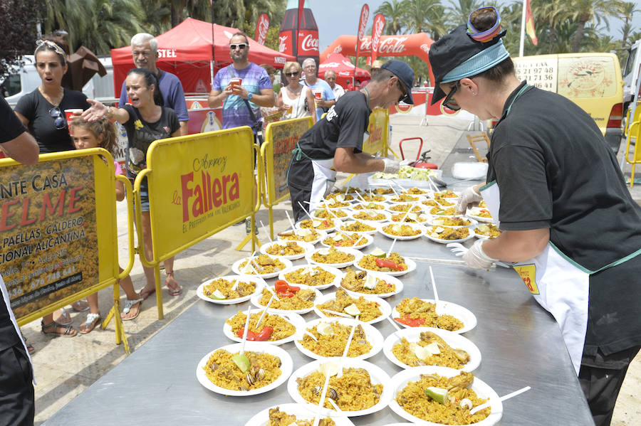 Concurso de arroz con costra en la fiestas de Elche