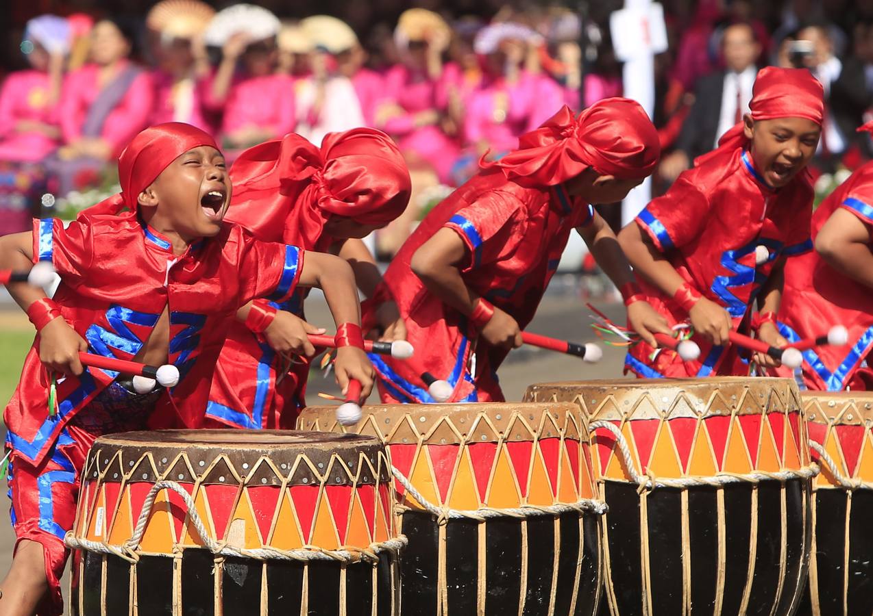 Yakarta celebra el 71 aniversario de la independencia de Indonesia